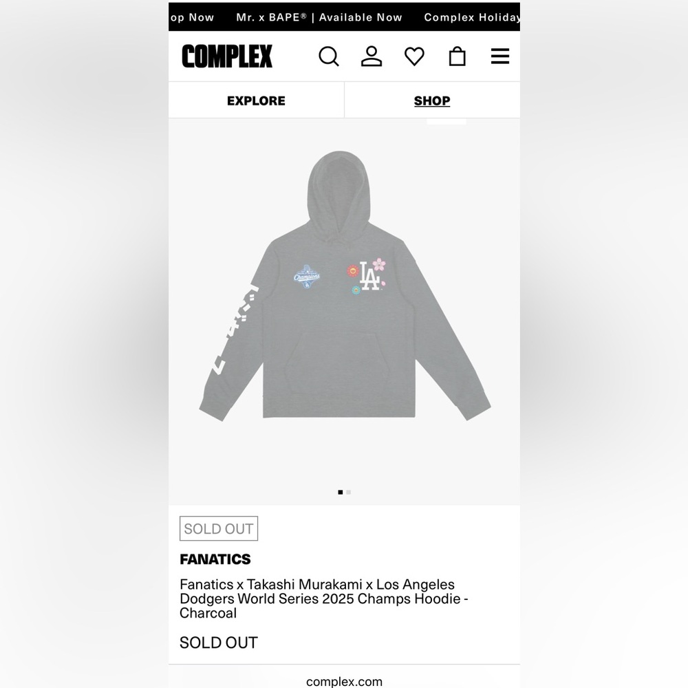 Brand new Dodgers Murakami World Series 2025 Hoodie